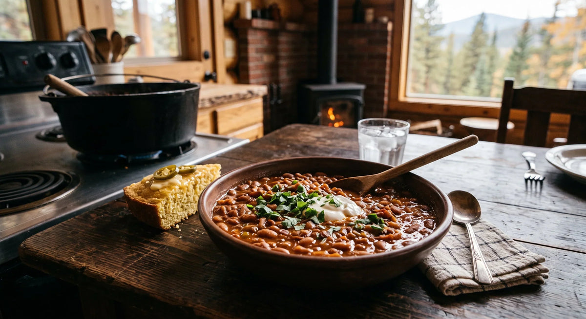 Get Sauced Mountain Beans: Smoky Slow-Cooker Pinto Beans