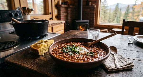 Get Sauced Mountain Beans: Smoky Slow-Cooker Pinto Beans